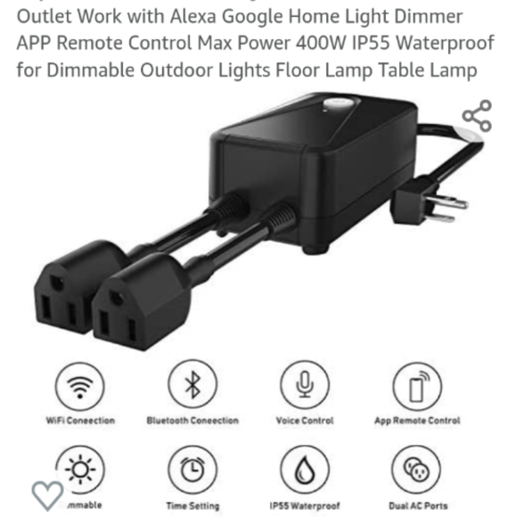 Summer Nights String Lights Smart Dimmer Remote Programmable for Indoor Outdoor - Picture 6 of 7